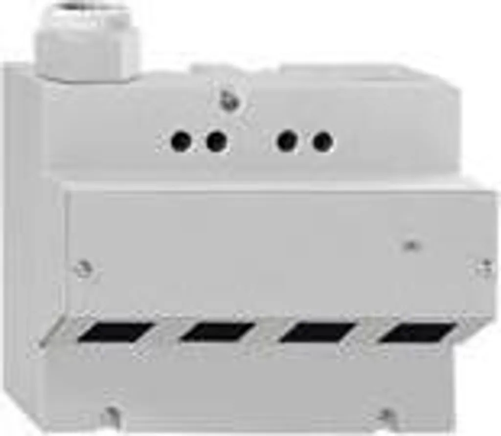 Boîtier d'épissure quadruple 4FX pour montage rail DIN Keystone Rutenbeck