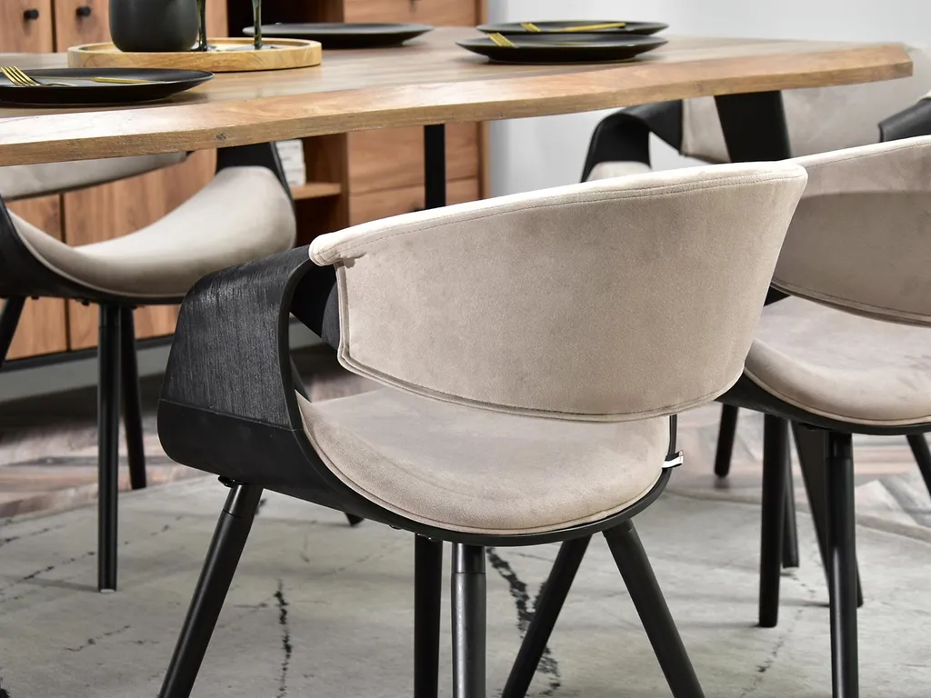Offerta Sedia SAROLTA Design | Nero e Beige per la tua Cucina - 10