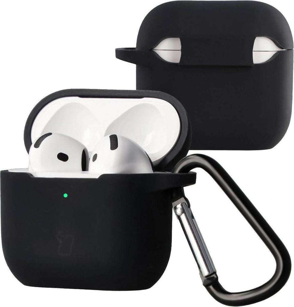 Silikonhülle mit Karabiner für AirPods 4, Bizon Case Produktbild 