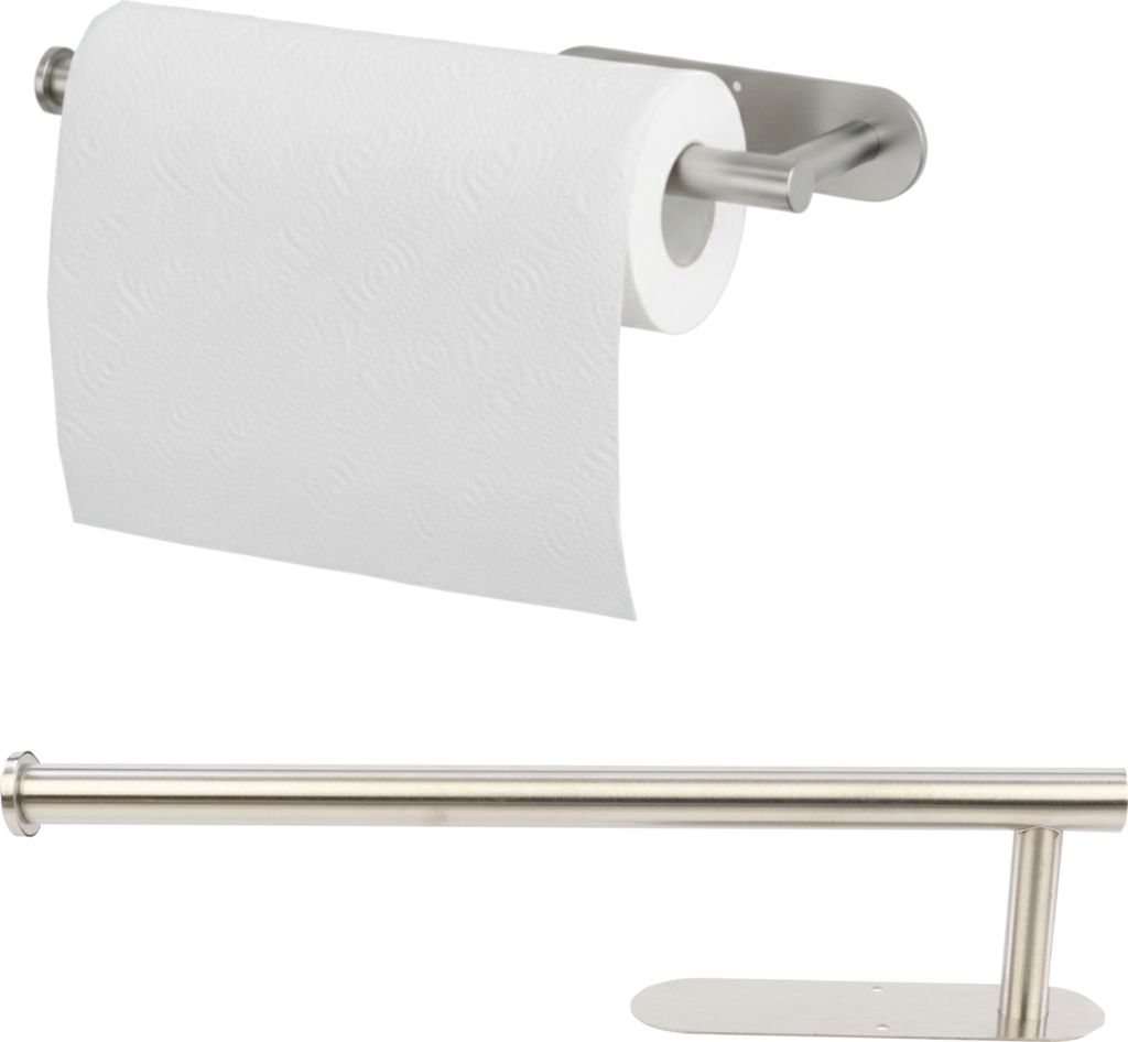 Papierhandtuch- oder Toilettenpapierhalter Küchenrollenhalter zum Einhängen Halter für WC-Papier Handtuchrolle Ständer Organizer Aufhänger Ede...