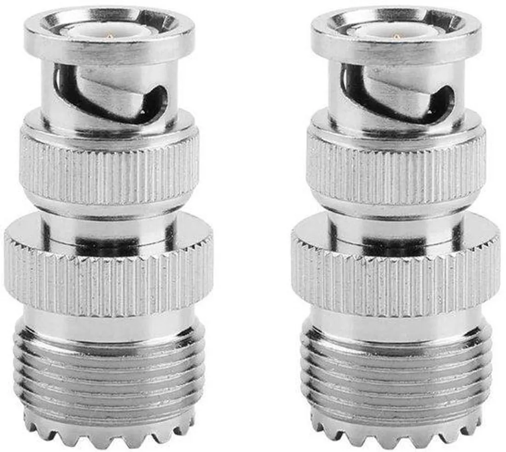 Adaptateur coaxial BNC vers UHF SO-239 pour antenne scanner et radio CB