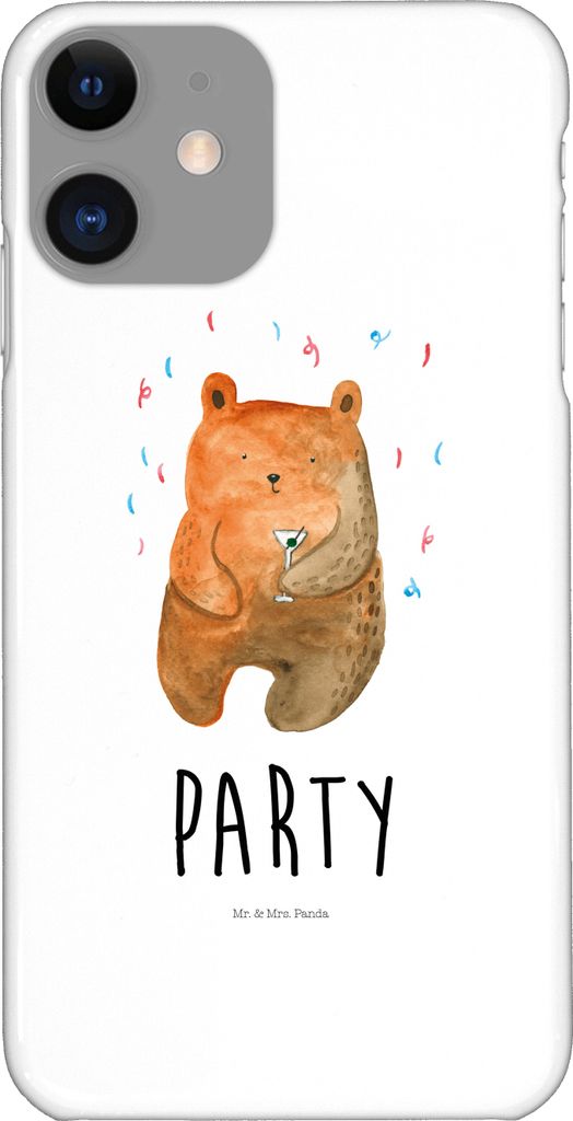 Mr. & Mrs. Panda Iphone 11 Handyhülle Bär Party - Weiß - Geschenk, Smartphone Hülle, Handy Schutzhülle, Feiern, Geburtstagsgeschenk, Abfeiern,...