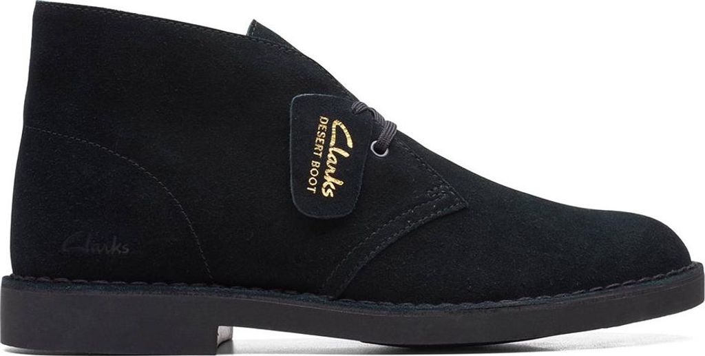 Clarks Desert Boot Evo Black Suede - Herrenschuhe - 26166779
