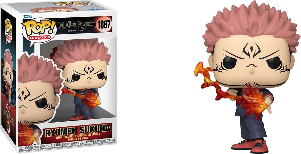 Jujutsu Kaisen POP! animowane figurki winylowe Sukuna Zdjęcie produktu 