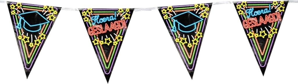 Paperdreams Neon Party Flag erfolgreich
