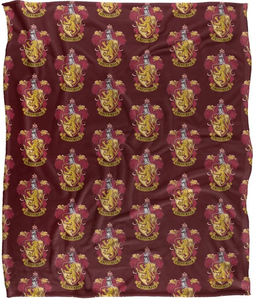 Couverture Harry Potter idéale pour vos soirées cocooning Gryffindor