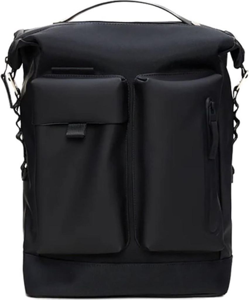 Rains Wasserdichter Rucksack für Damen Schwarz