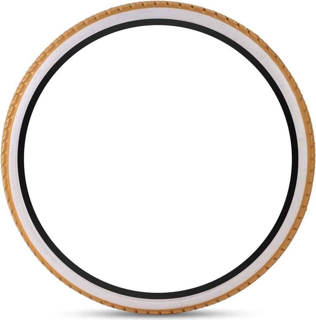 Kinderfahrradreifen 47-507, 24", 24x1.75 Kids Bike Tire, hochwertige Gummimischung (24 Zoll, Weißbeige)