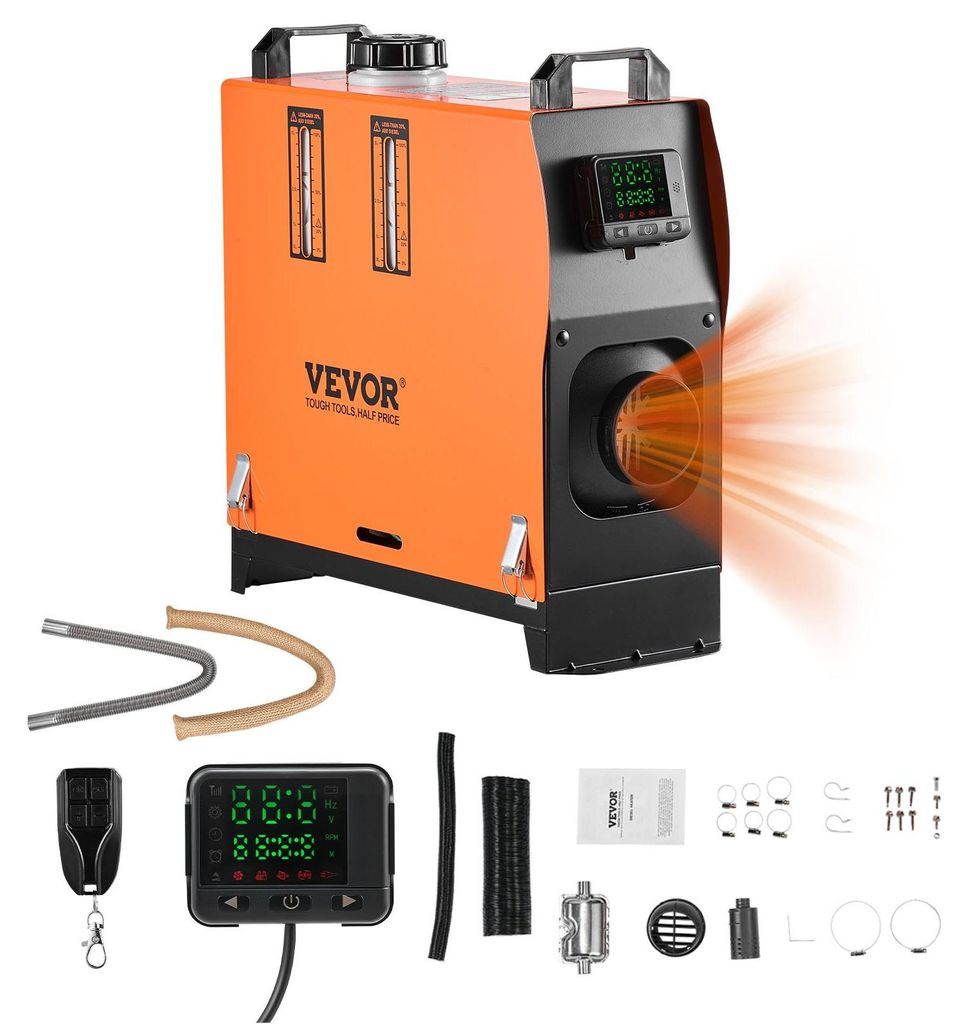 VEVOR Riscaldatore d'Aria Diesel, 12-24V 5-8KW, Immagine del prodotto 