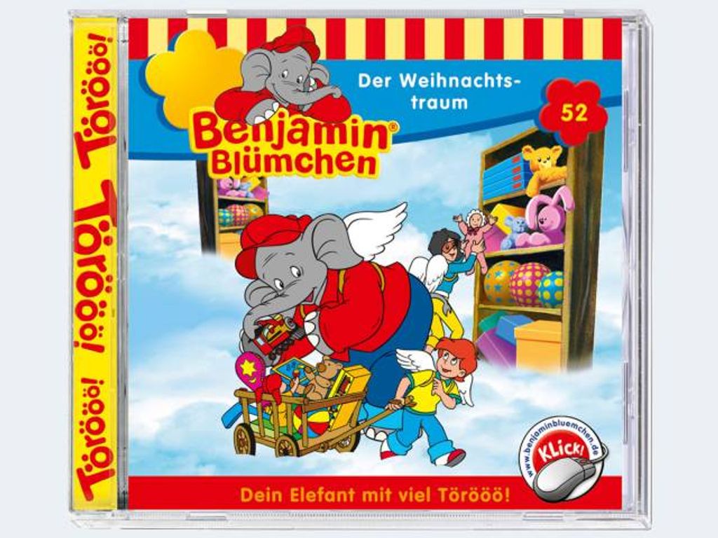 CD Benjamin Blümchen #52 Der Weihnachtstraum Produktbild 