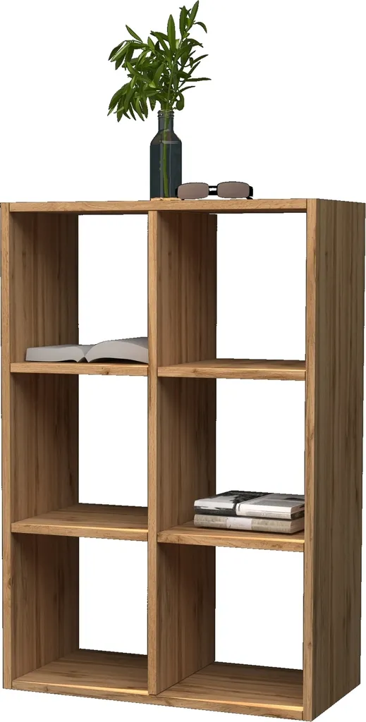Étagère suspendue Benevent en chêne Wotan - Format compact 60x90x25 cm
