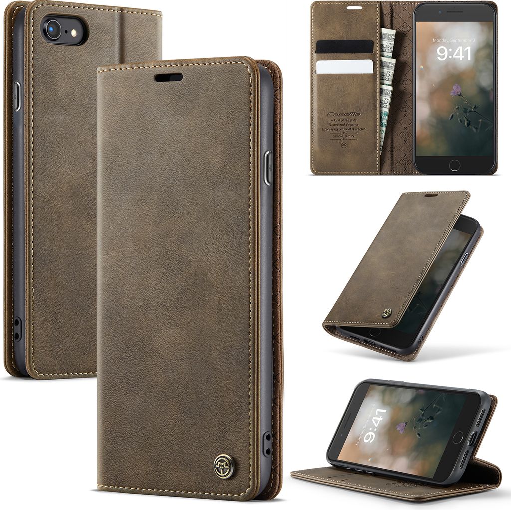 Étui en cuir pour iPhone 6s/6/7/8/8/SE 2020/SE 2022, Image du produit 