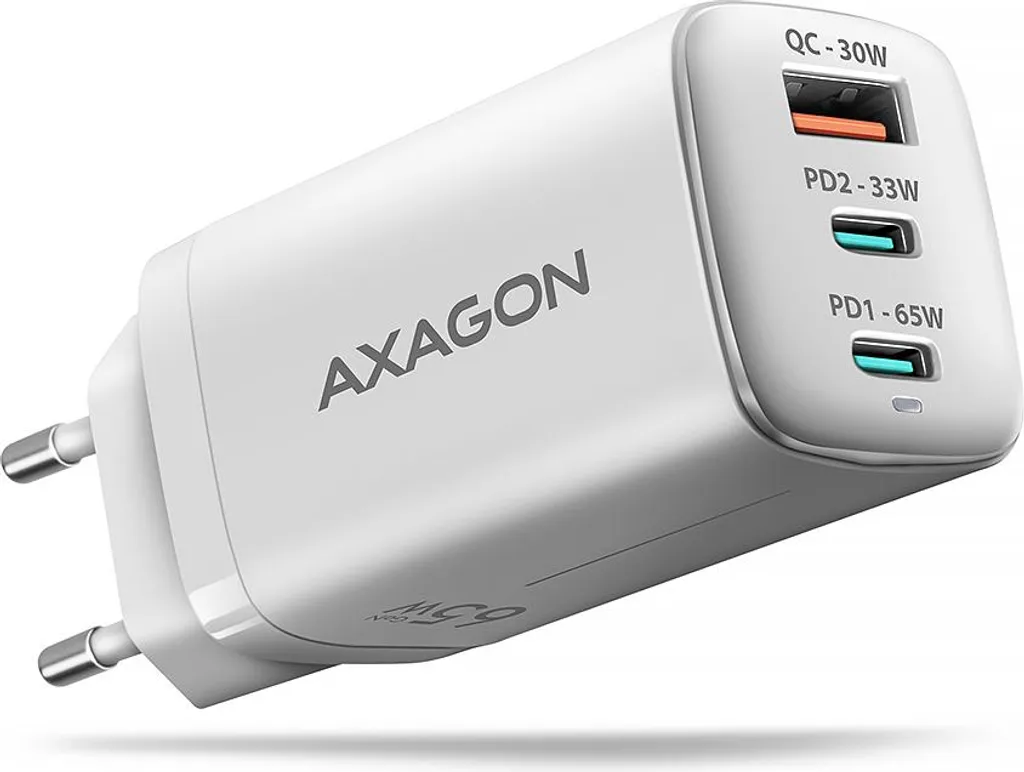 Adaptateur Secteur USB-C Rapide 65W pour Ordinateur Portable et Mobile