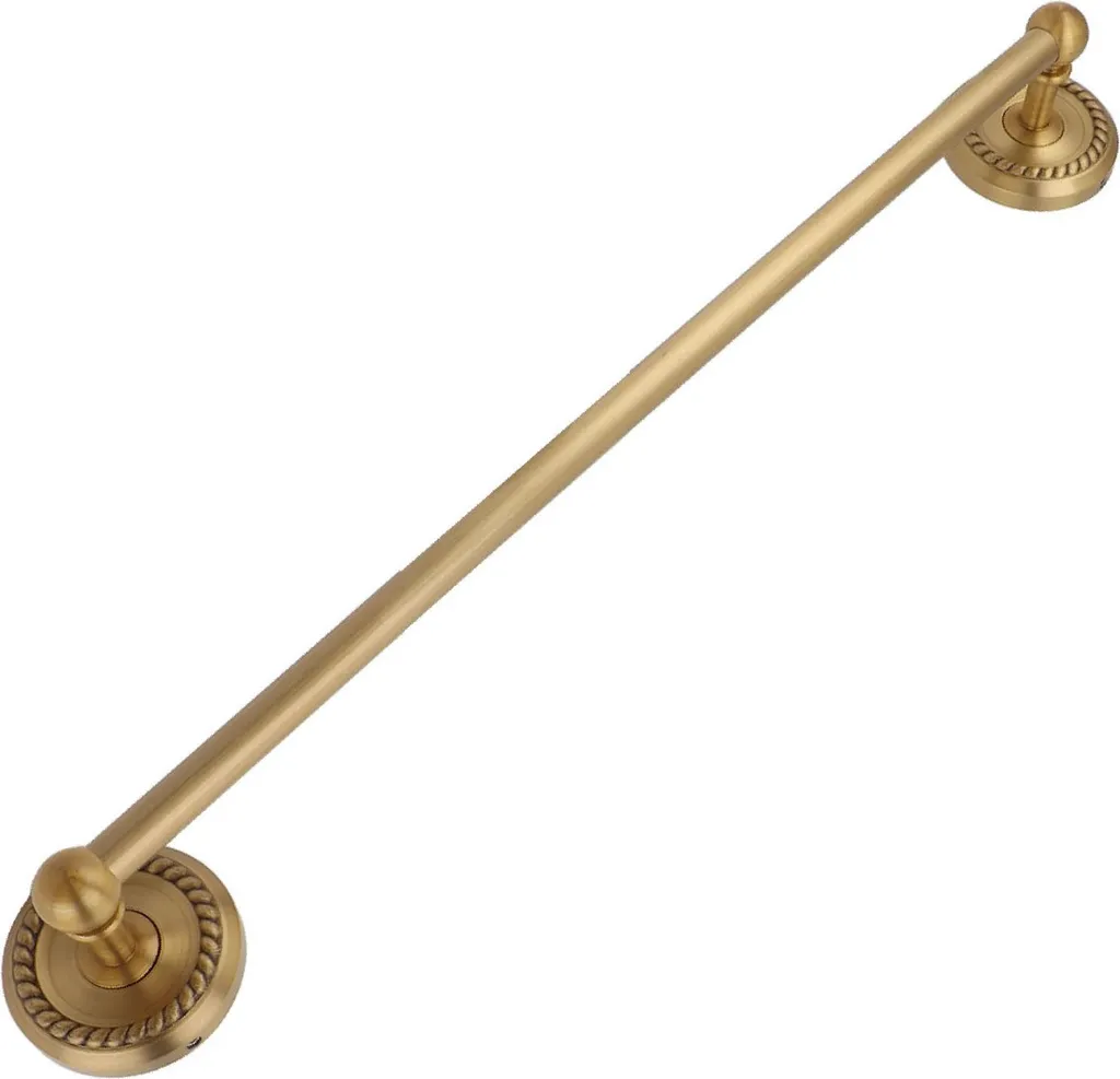 Porte-serviettes suspendu en cuivre pur finition vintage salle de bain