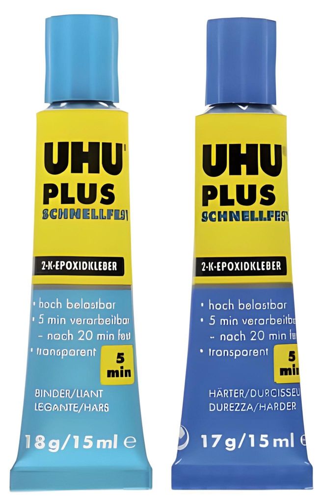 UHU PLUS Schnellfest, Gel, 30 ml, RoHS, REACH, CE, Produktbild 