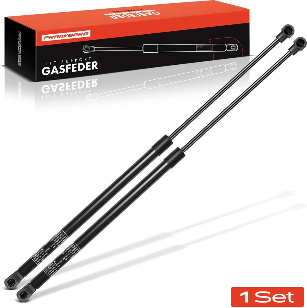 Frankberg 2x Gasfeder Dämpfer Heckklappe für Peugeot 207 WA WC Schrägheck 2006-2012