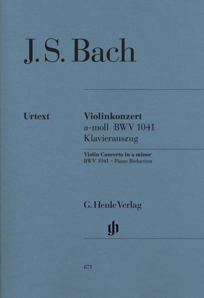 Konzert für Violine und Orchester a-moll BWV 1041