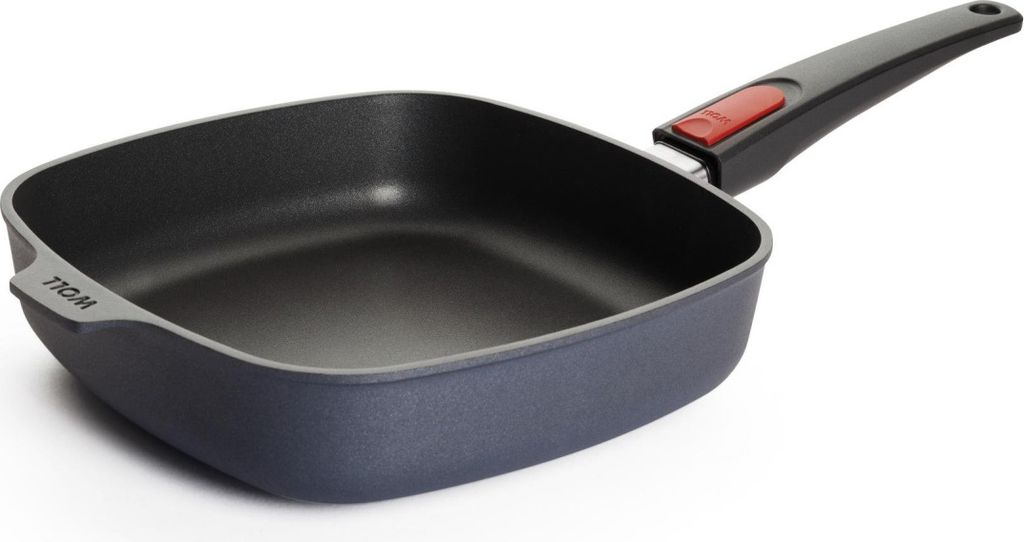 Woll Diamond Lite Gusspfanne, viereckig: abnehmbarer Stiel, Produktbild 