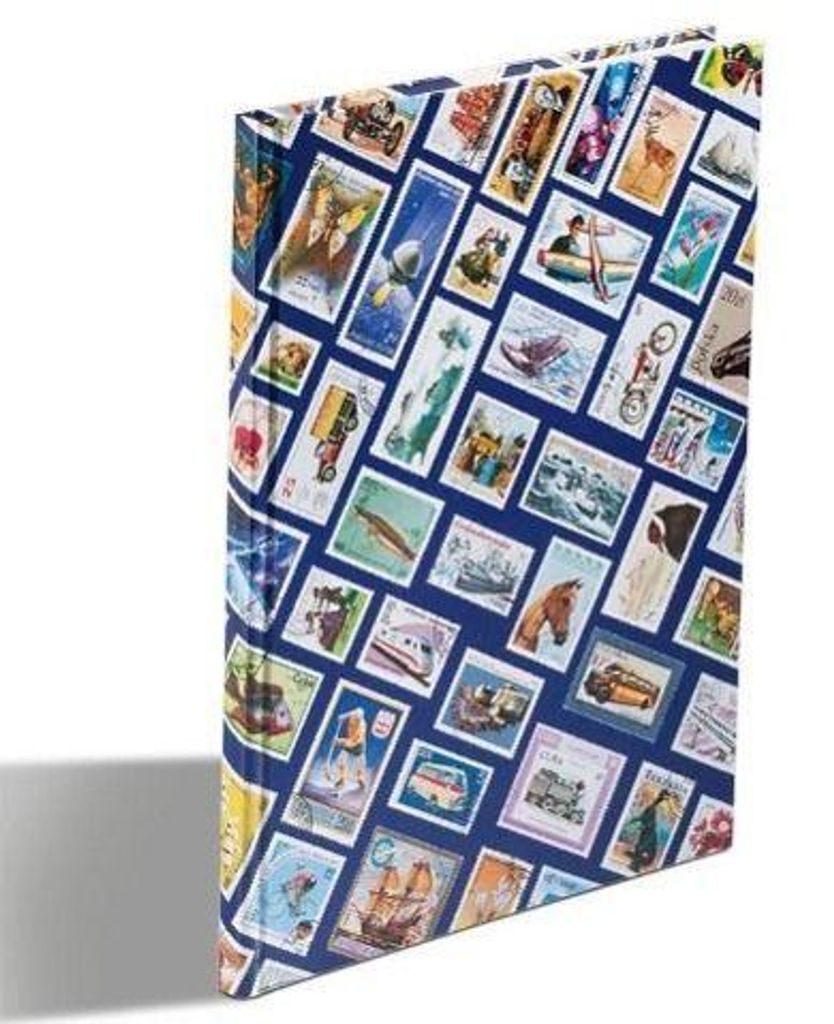 Briefmarken Einsteckbuch HOBBY, 16 weiße Seiten, Einband Produktbild 