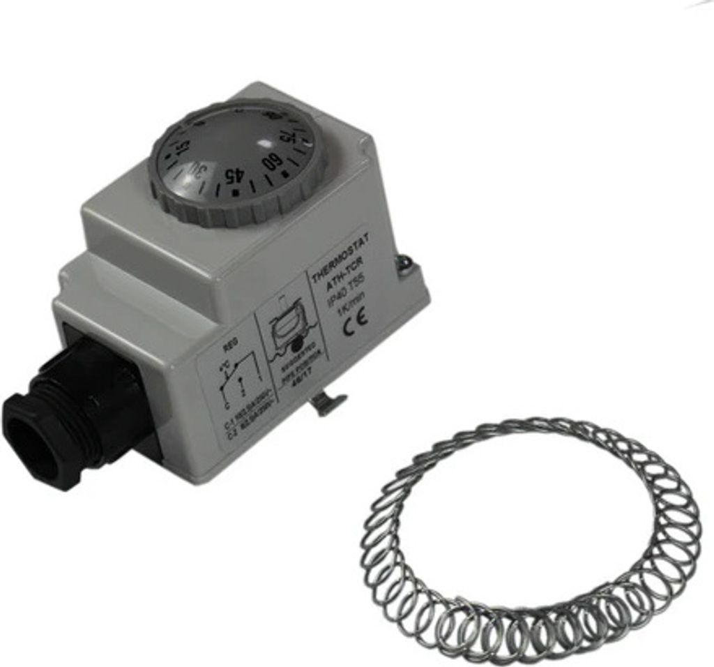 Anlegethermostat mit Anlegeband 0-90°C Produktbild 1