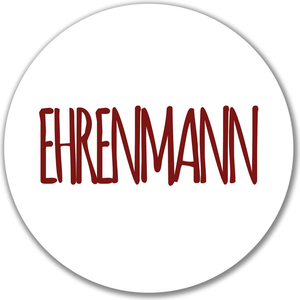 Huuraa Aufkleber Ehrenmann Jugendwort 10cm rund Sticker Geschenkidee