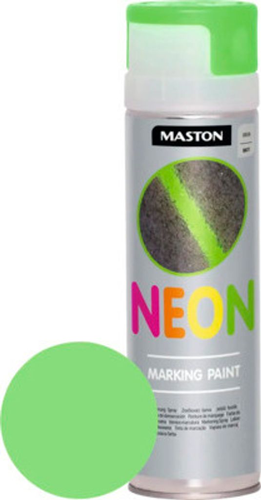 Sprühlack Maston NEON Markierungsspray grün 500 ml Produktbild 