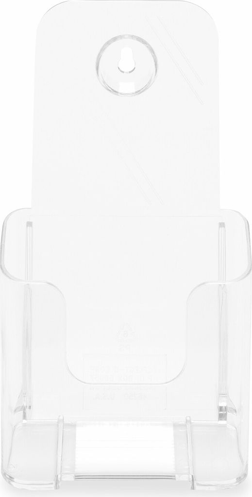 Prospekthalter einfach 1/3 A4 Hochformat, 2 Fächer Produktbild 