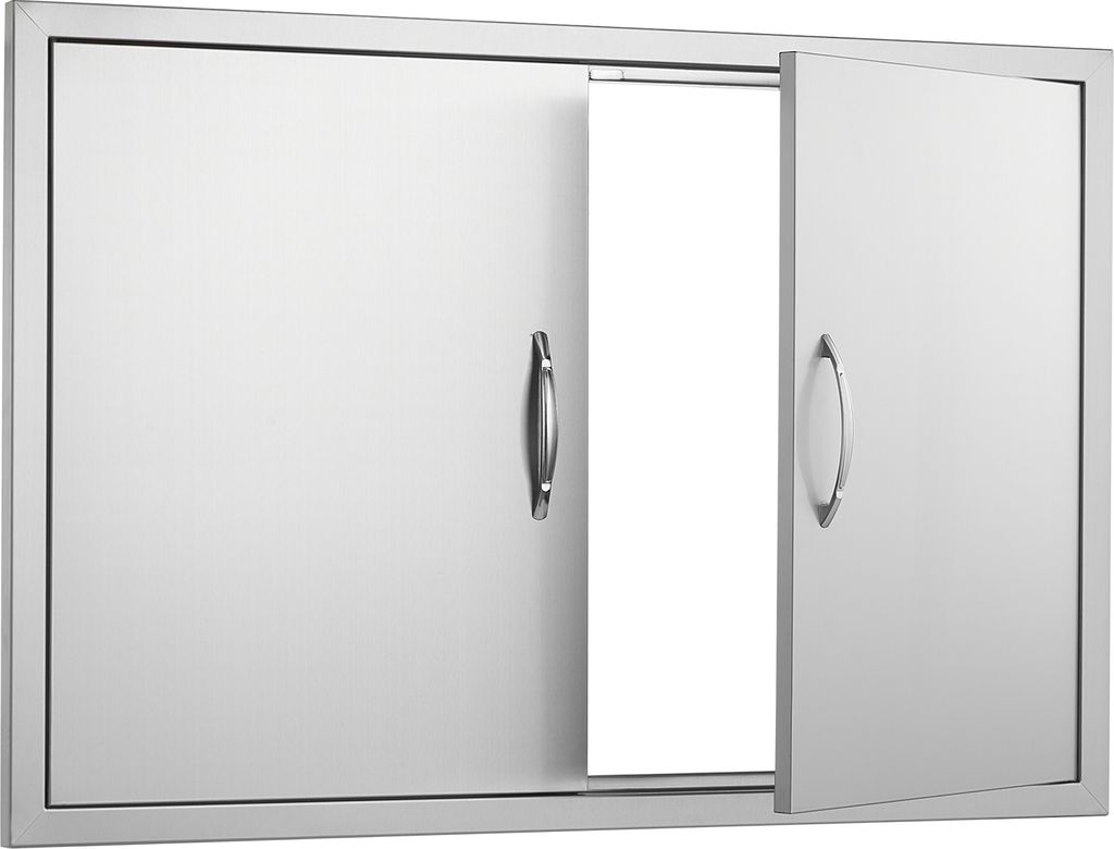 SucceBuy 990 x 660 mm Double porte d'accès au barbecue, Image du produit 