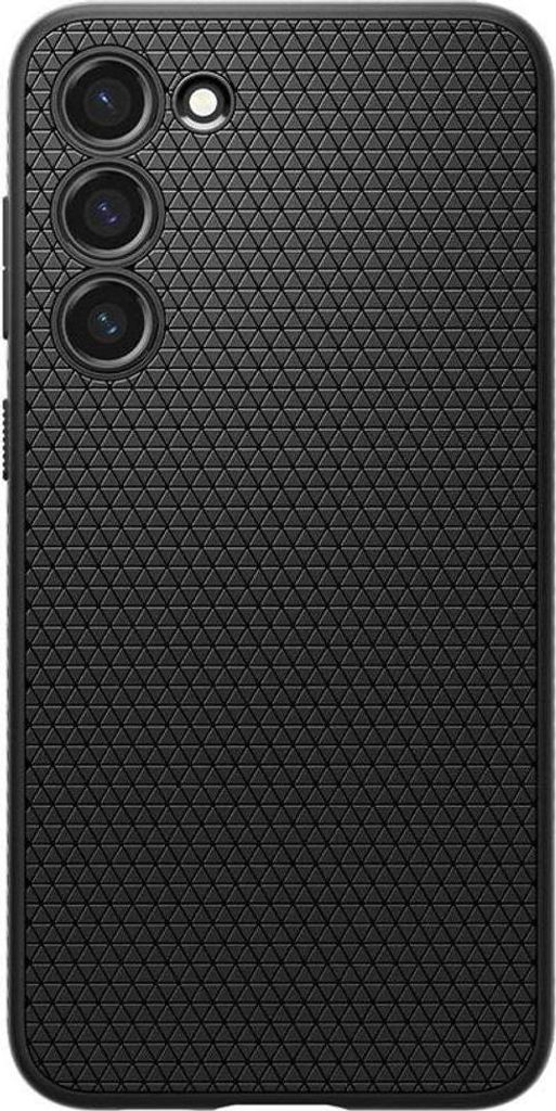 A black phone case with a textured pattern.