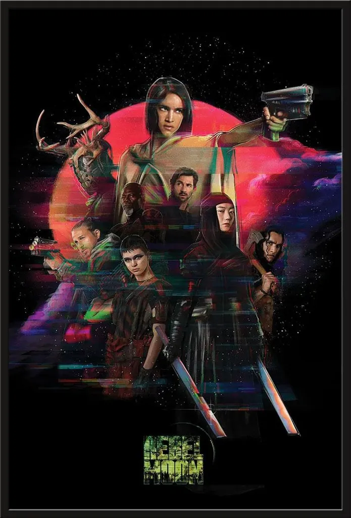 Décoration murale Rebel Moon : affiche encadrée pour salon et Home Cinéma