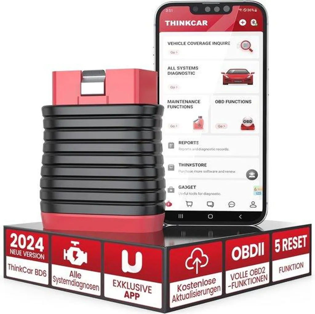 Adaptateur Bluetooth OBD2 Scanner Diagnostic Auto pour iOS et Android