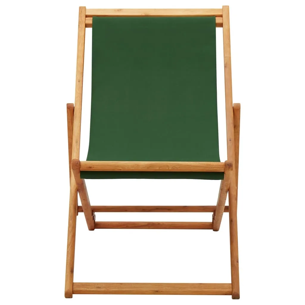 Sdraio SYFAX™ Professionale Legno Eucalipto e Tela Verde 230g