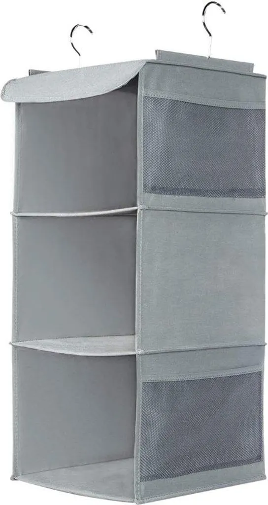 Système de Rangement pour Armoire Compacte 3 Compartiments 30x30 cm