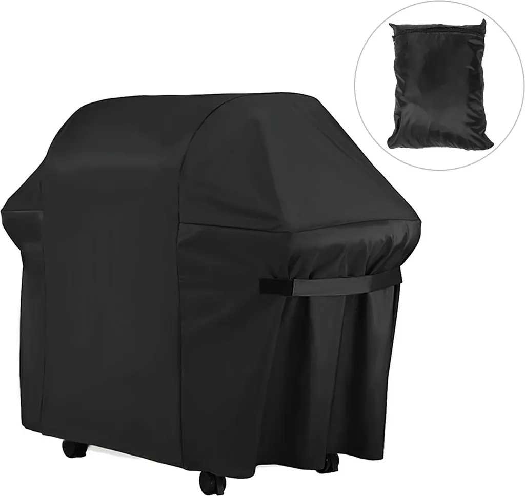 Copertura per barbecue impermeabile e resistente ai raggi UV per uso esterno, forno da giardino, protezione antipioggia (152 x 76 x 122 cm)