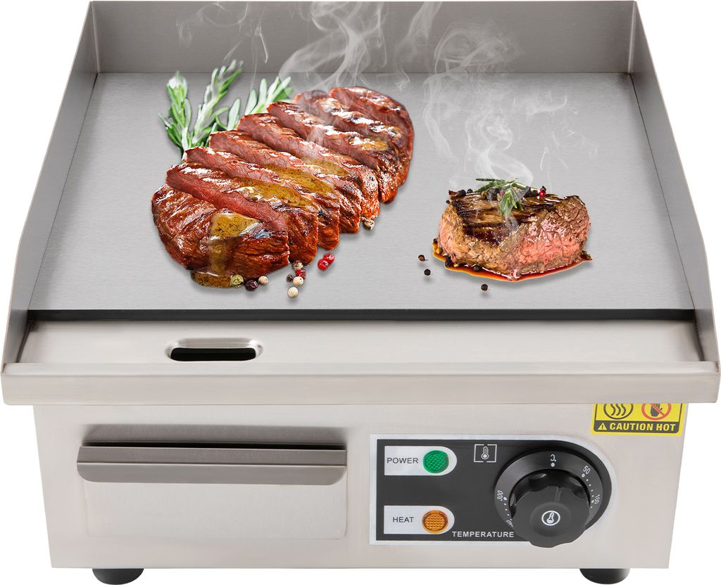 14 pouces Gril électrique commercial Acier inoxydable Gril Image du produit 