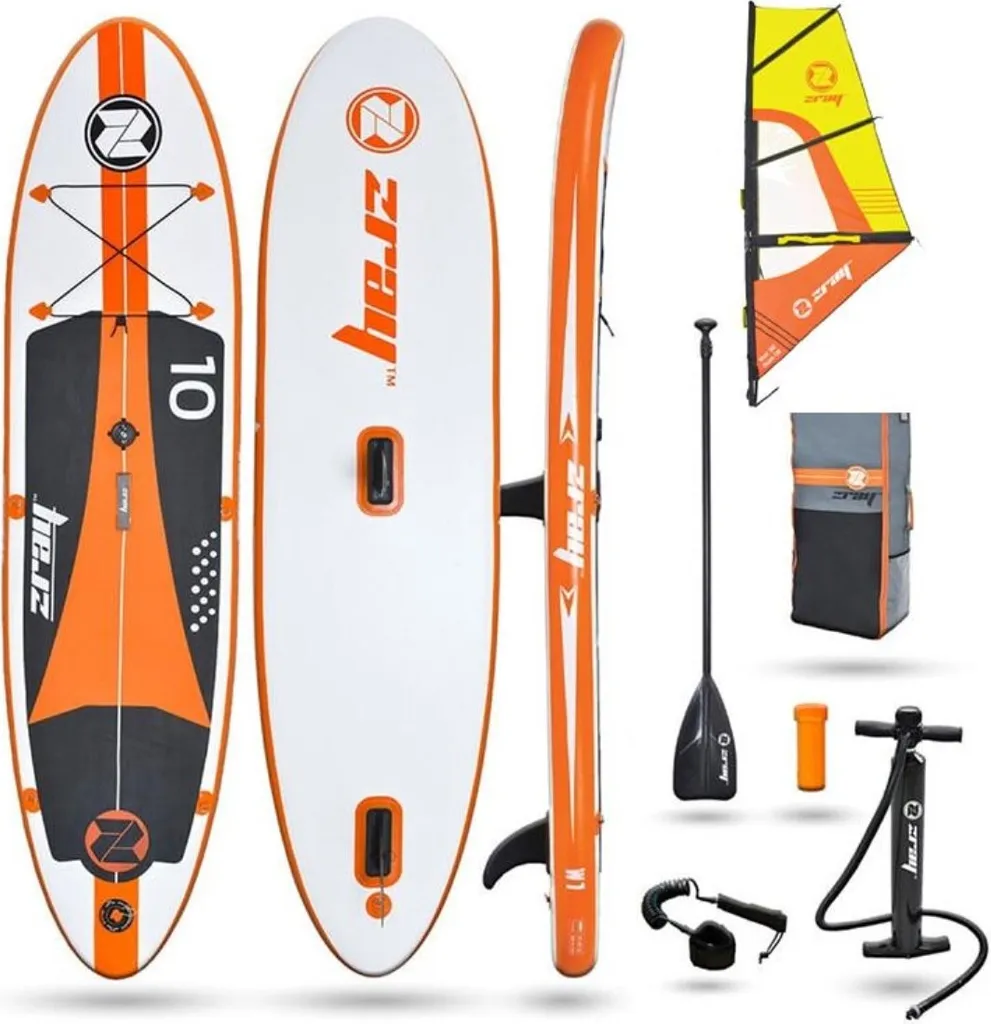 Zray W1 Pro Premium Planche de Stand Up Paddle Windsurf Gonflable 10'
