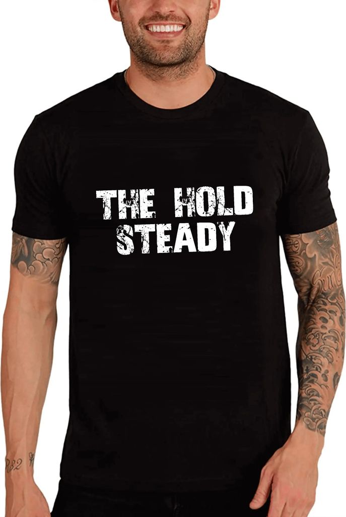 Herren Grafik T-Shirt Die Lünette – The Hold Steady – Öko-Verantwortlich Vintage Jahrgang Kurzarm Lustige Druck Geburtstag Geschenk Mann