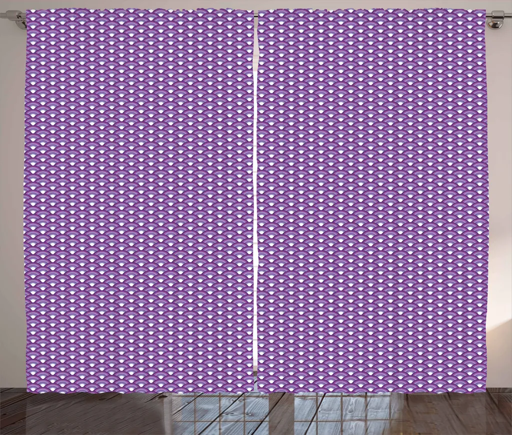 Tenda Rustica Viola Lavanda ABAKUHAUS - Onde e Squame Giapponesi