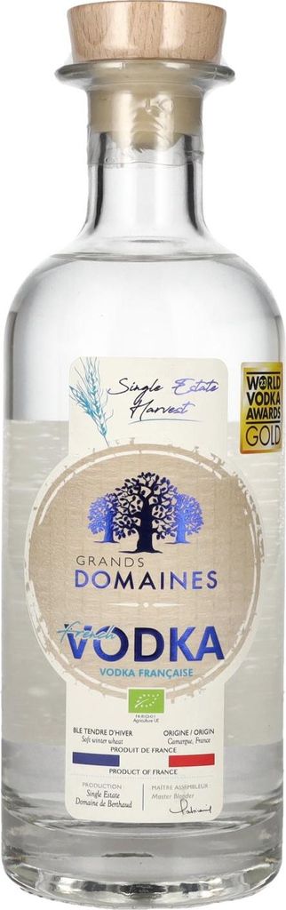 Grands Domaines Organic French Vodka 40% Vol. 0,7l
