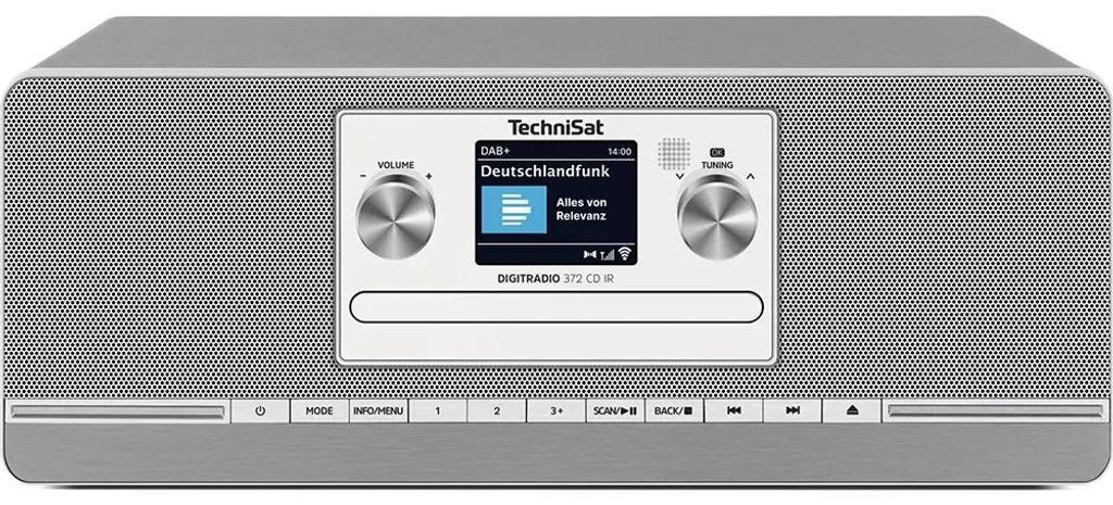 Technisat DigatRadio 372 CD IR, color plateado Imagen del producto 