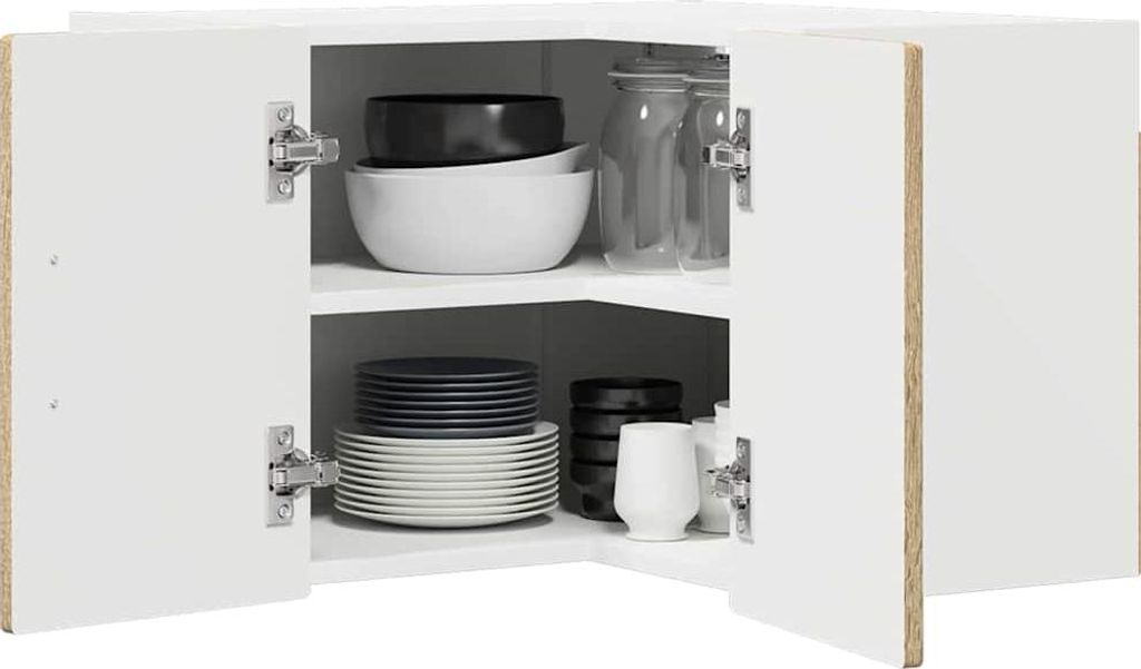 “2026 Modern“ Küchenschrank Sonoma-Eiche 57 x 57 x 40cm Holzwerkstoff - Designermöbel 732322 - Küchenschränke