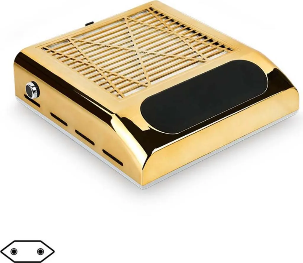 INF 80W Aspiratore Unghie Professionale Gold - Potente e Regolabile