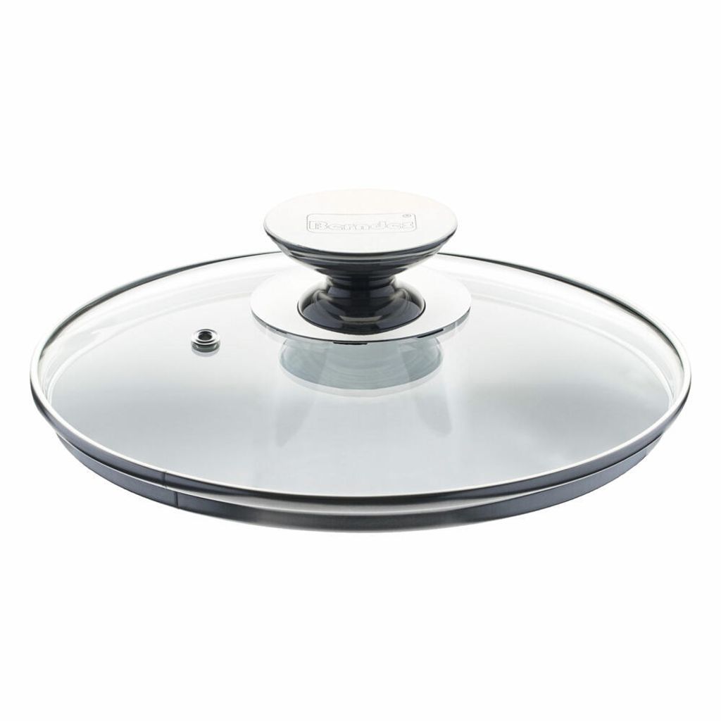 Berndes Couvercle spécial en verre avec bouton en acier Image du produit 