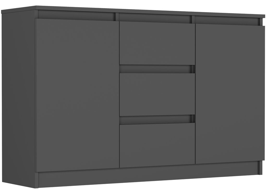 Framire Komoda 120 cm skrinka zásuvky police R-120-S3 Obrázok produktu 