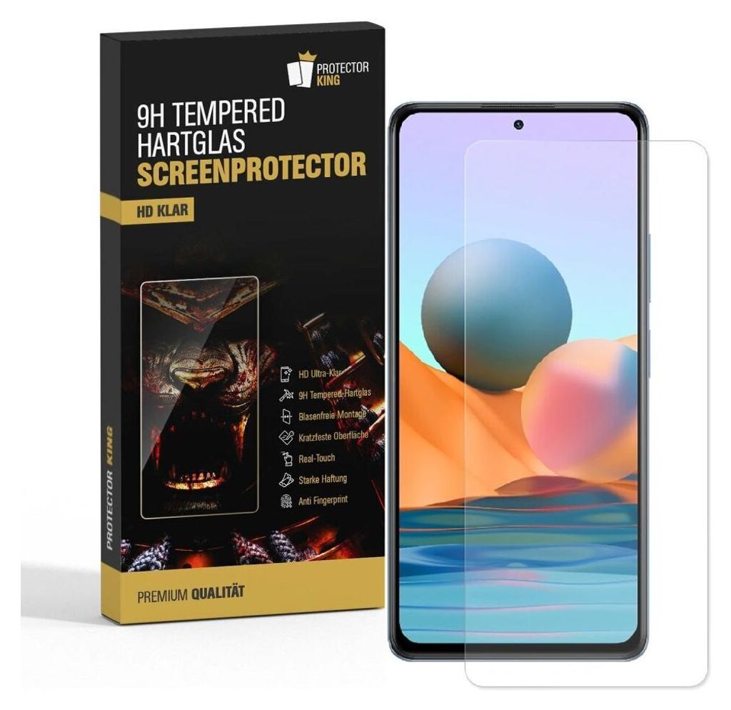 2x 9H Hartglas für Xiaomi Redmi Note 10 Pro Panzerfolie Produktbild 