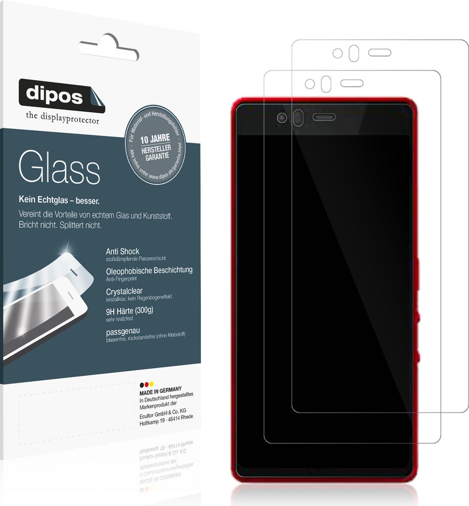 Schutzfolie für Fujitsu Arrows M04 Premium Folie Anti-Shock 9H Displayschutz