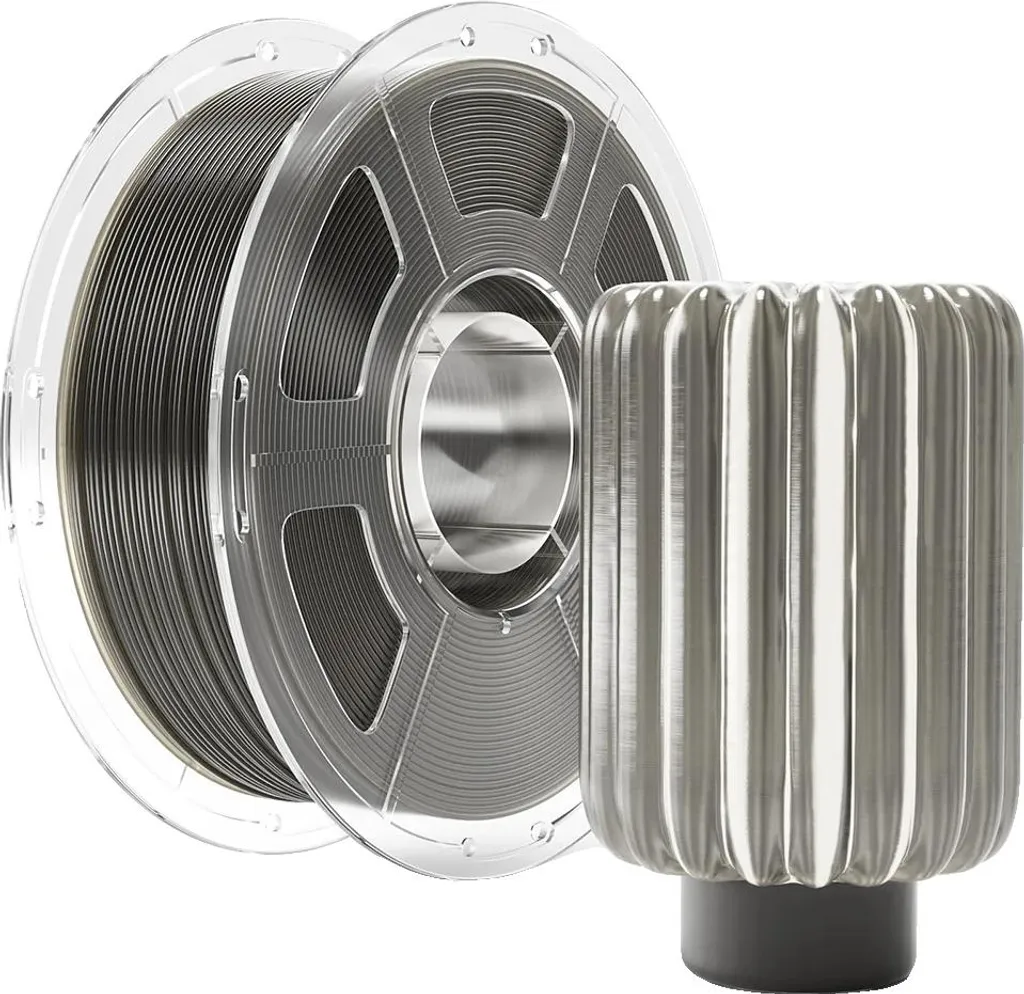 Filament 3D Gris fumée anti-colmatage pour impression rapide et fluide