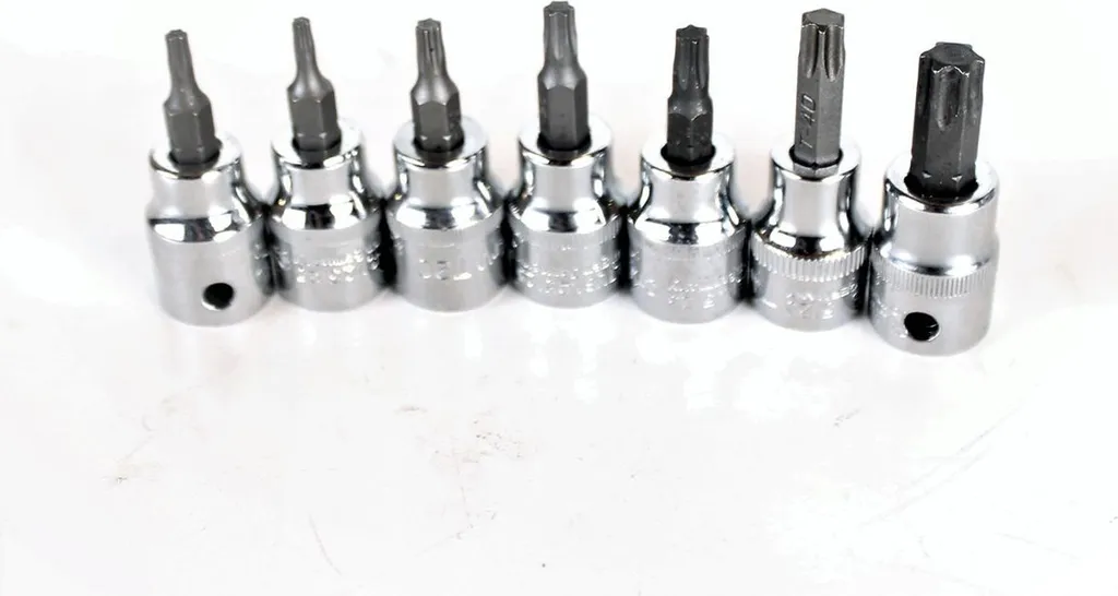 Set Inserti Torx SALTUS 3/8" | T10-T50 Profili DIN | Qualità Industriale