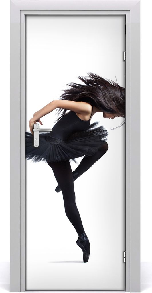 Tulup Türaufkleber 75x205 cm Dekorative Aufkleber Selbstklebend Wasserdichte Tapete Abnehmbar Schlafzimmer Wohnzimmer Wohnkultur - Menschen Ballerina