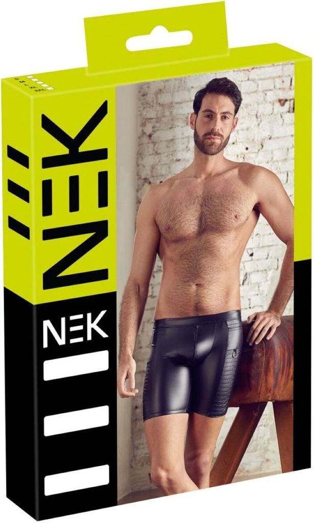 NEK - Short noir y pour hommes avec poches M Image du produit 